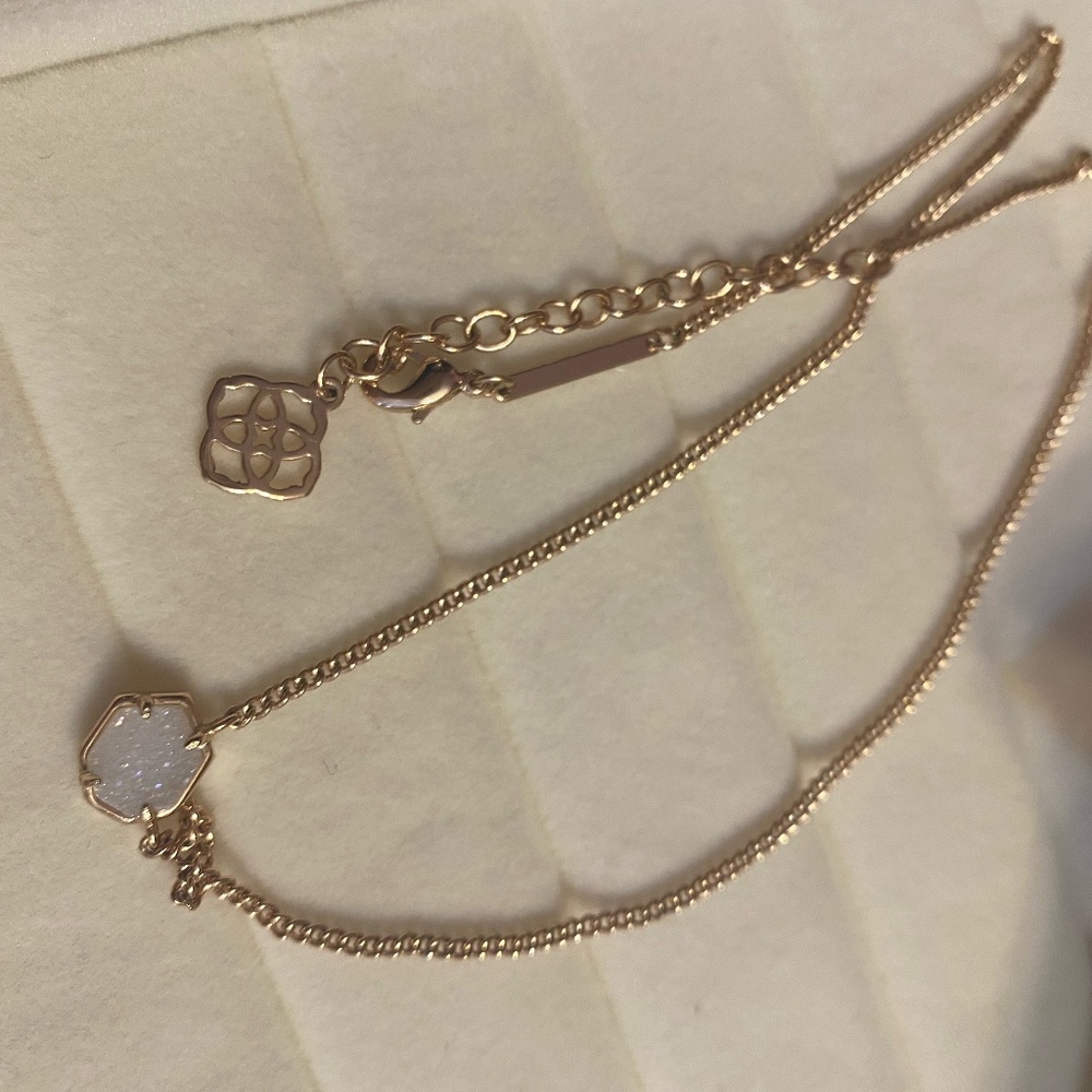 Kendra Scott Mabel Iridescent Drusy Necklace